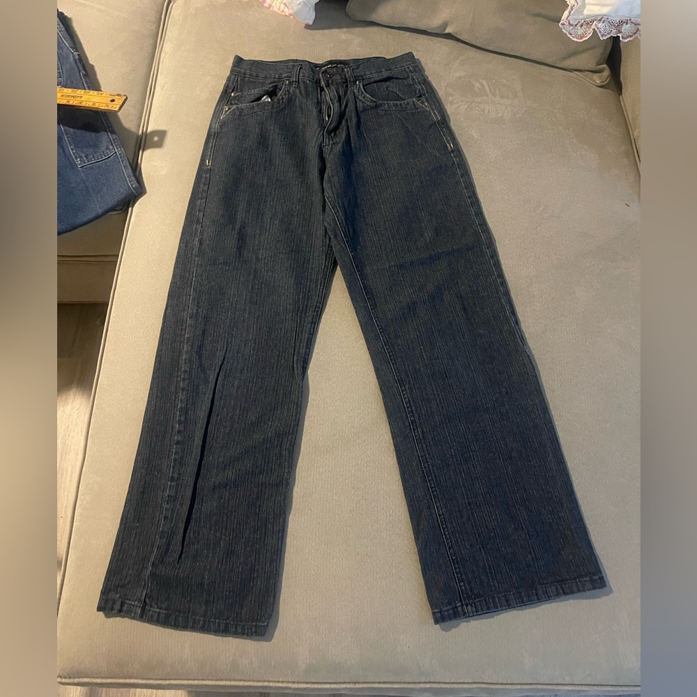Rocawear Black Relaxed Jeans with Classic Fit size 16